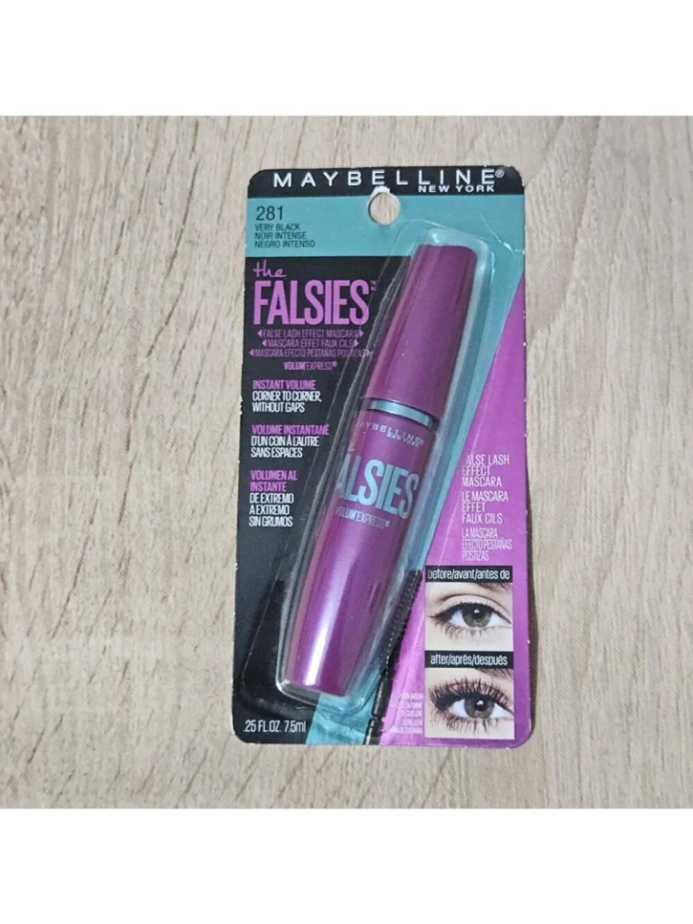 Maybelline Volum' Express The Falsies Mascara Very  Black 281  2pk